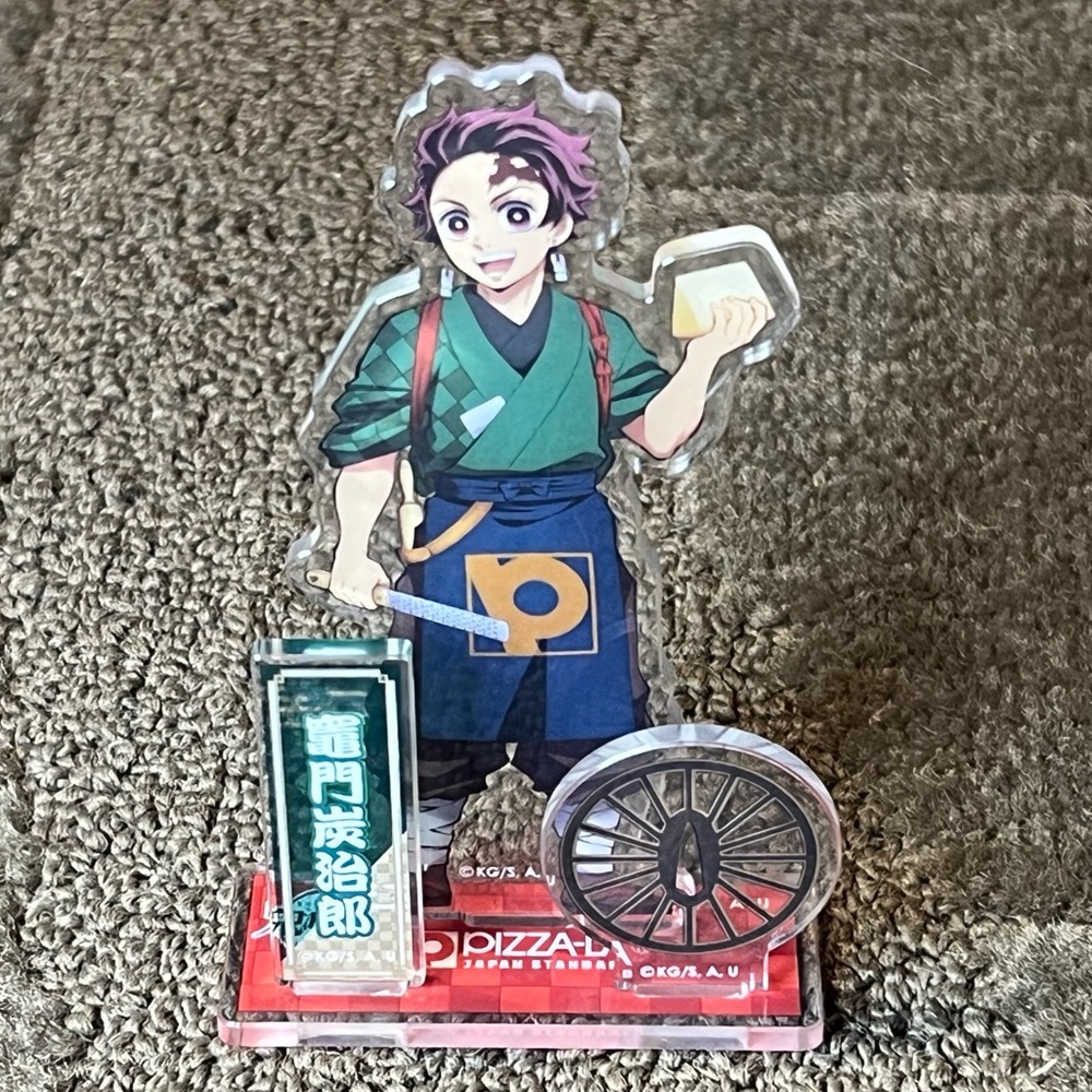 Demon Slayer Kimetsu no Yaiba Pizza-La Tanjiro Acrylic Figure Stand Anime Japan